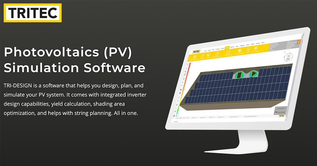 PV Software de simulare pentru planificare PV-Sisteme - TRI-DESIGN