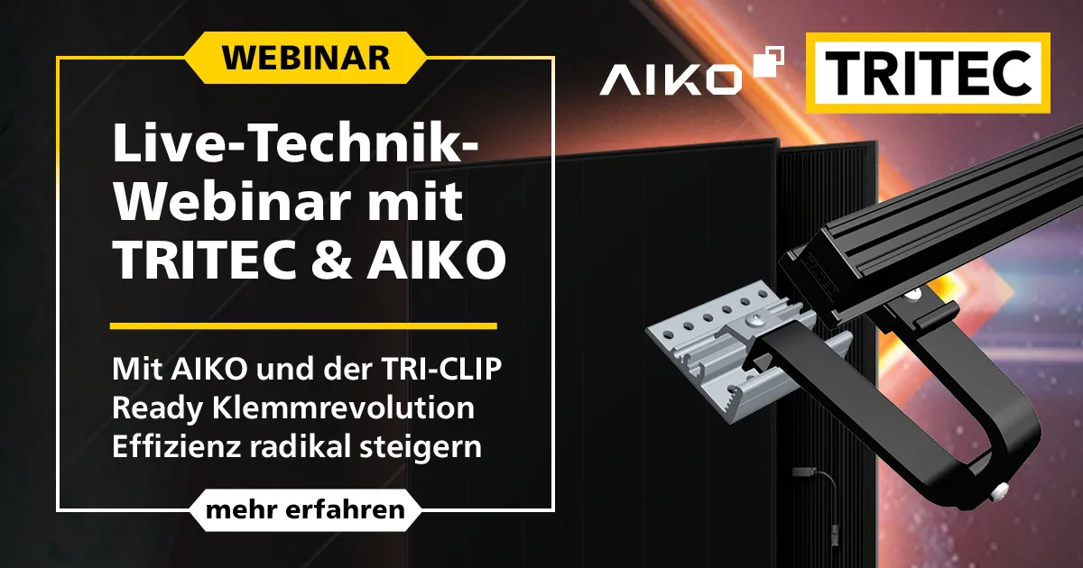 TRITEC TRI-CLIP Ready und Aiko Live-Technik-Webinar | 08. Oktober 2026 8